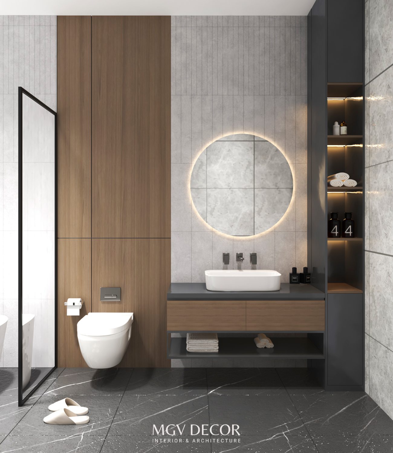 thi công biệt thự kính cường lực