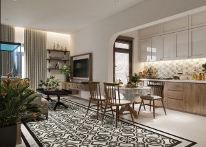 thiết kế nội thất Indochine