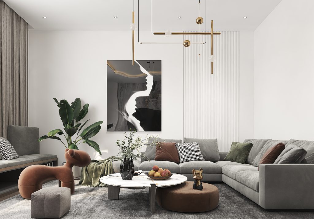 thiết kế nội thất xanh