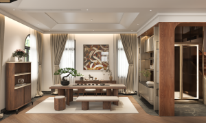 thiết kế nội thất Shophouse The Global City