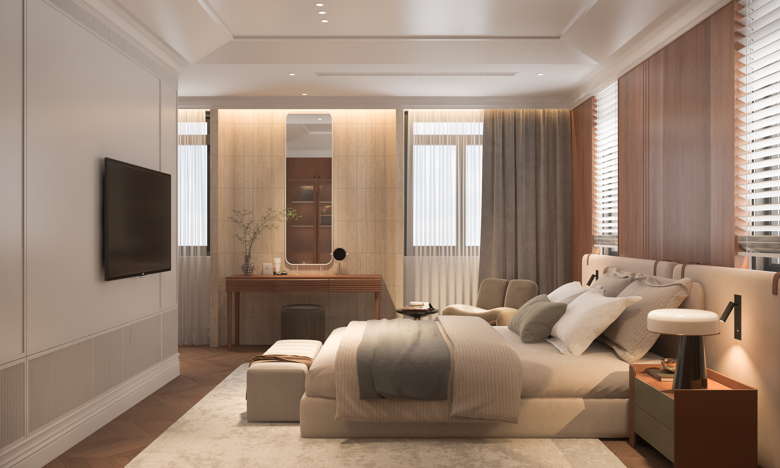 thiết kế thi công nội thất chung cư Gold View Quận 4