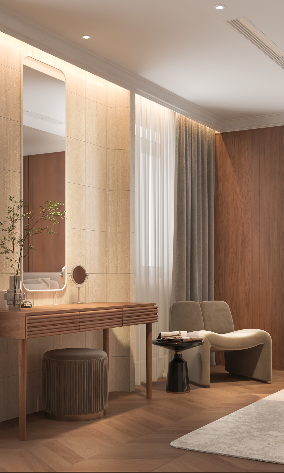thiết kế thi công nội thất chung cư Gold View Quận 4