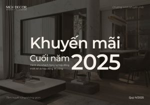 Khuyến mãi cuối năm 2025 MGV Decor