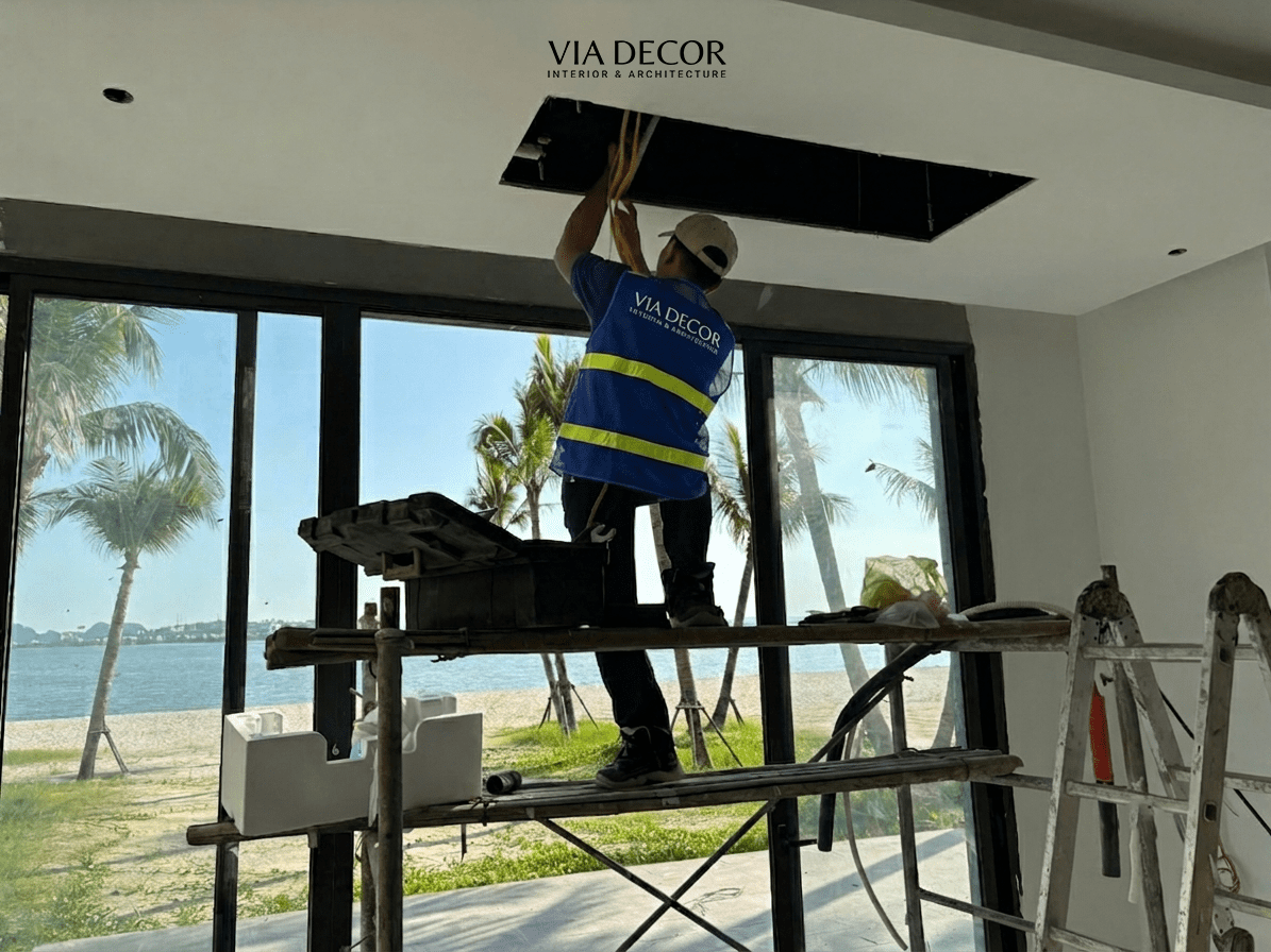 Nội thất căn hộ bàn giao thô Hạ Long bước hai