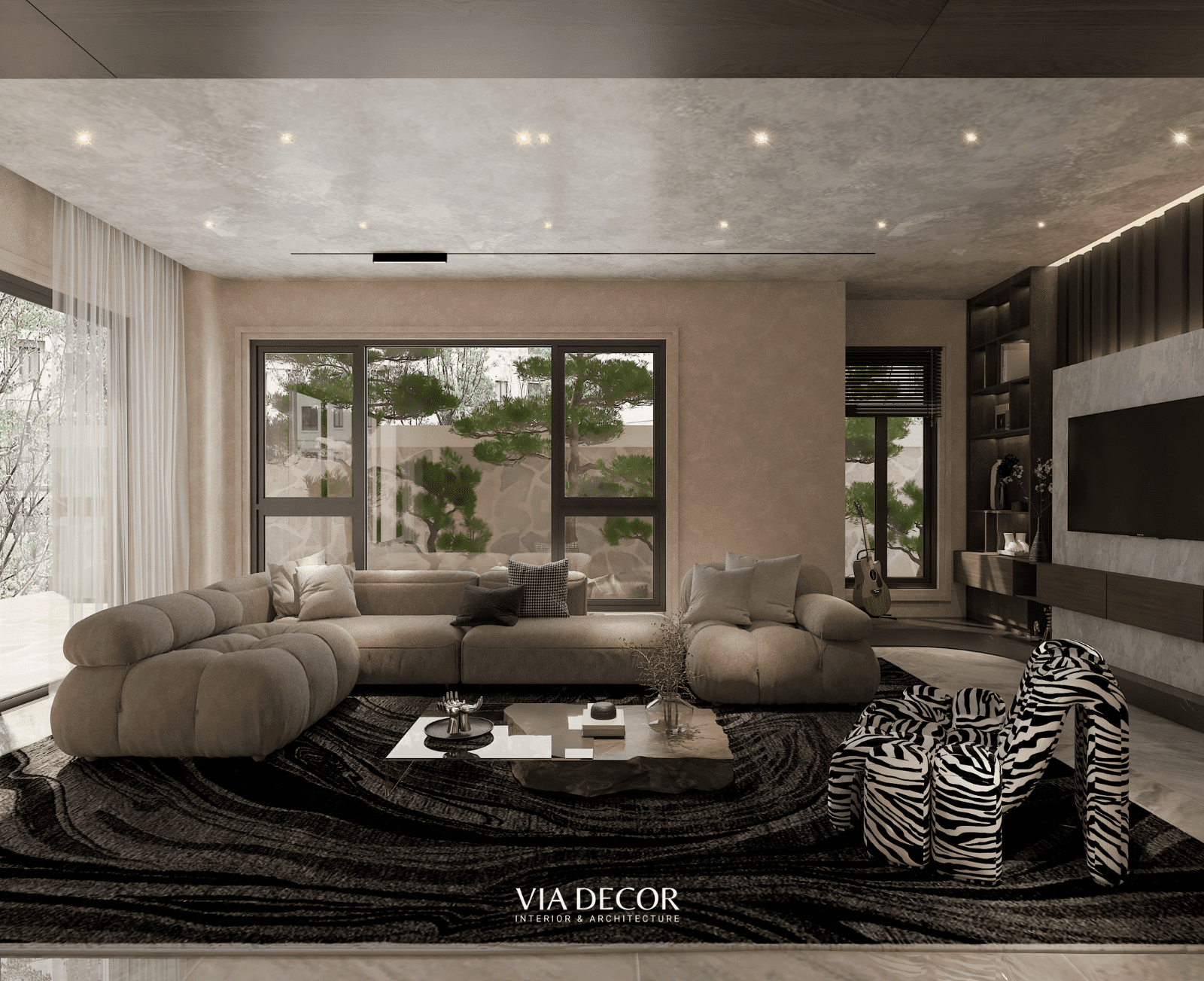 Thi công nội thất biệt thự Quảng Ninh Via Decor