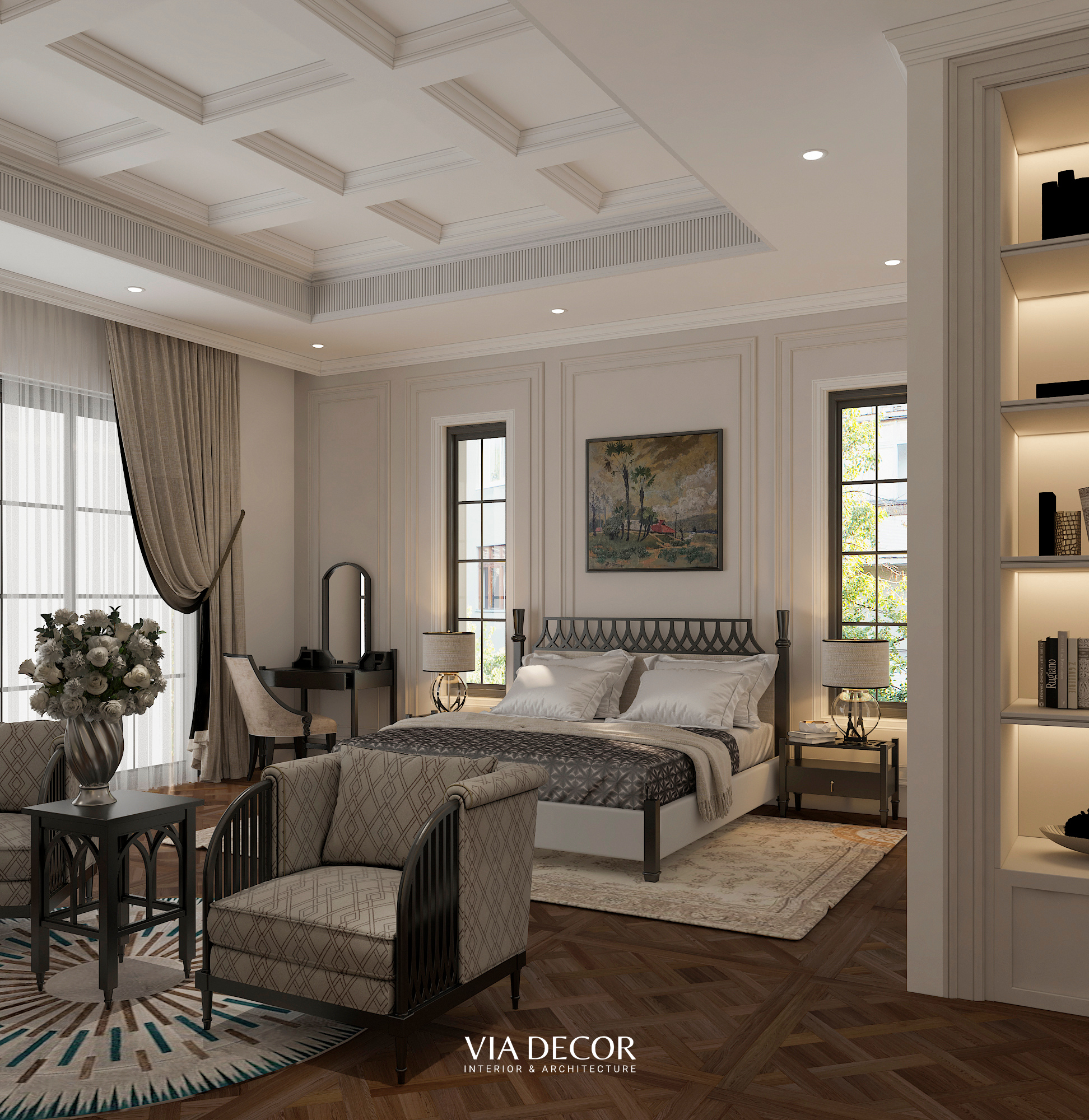 thiết kế nội thất biệt thự cao cấp 