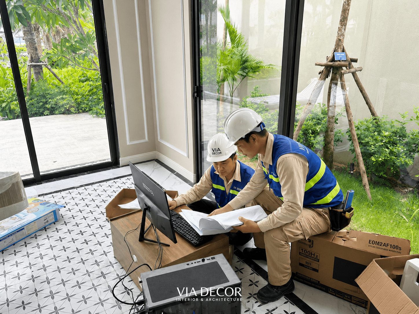 Thiết kế thi công nội thất Hạ Long đồng bộ giữa bản vẽ và thực tế