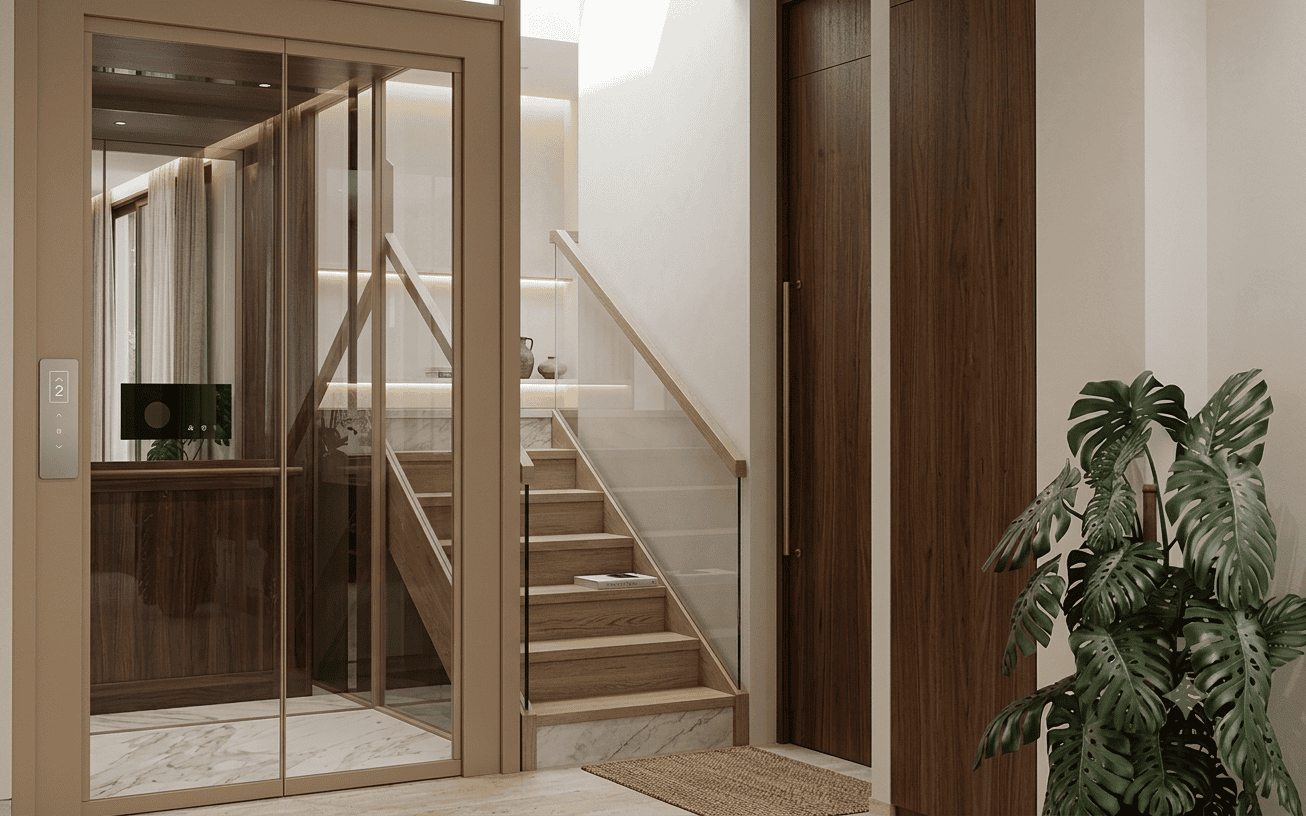 Kết cấu thang bộ không được thay đổi khi thi công nội thất bán đảo Grand Bay