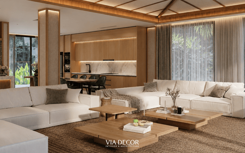 Dấu ấn bản địa trở thành xu hướng thiết kế nội thất villa biển những năm gần đây