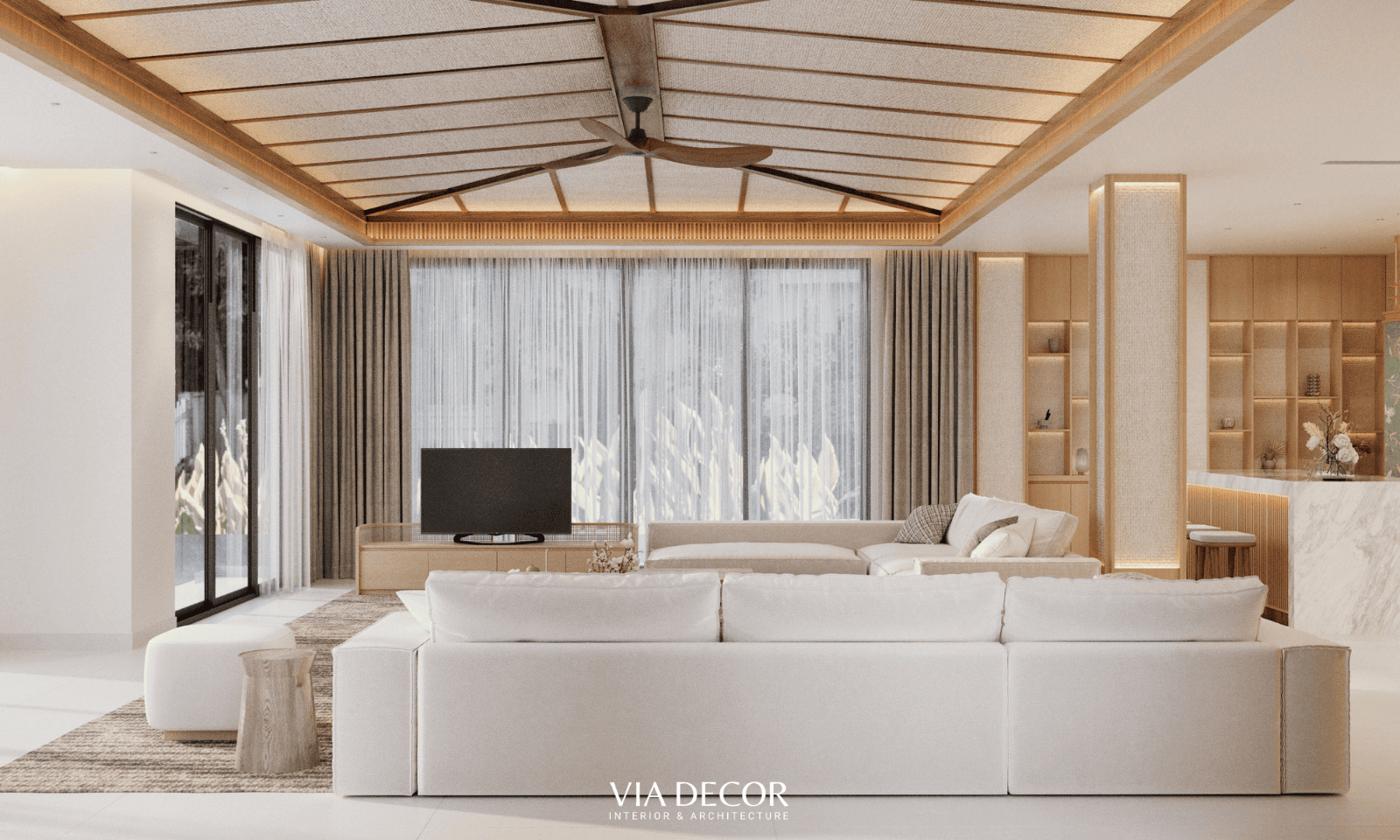 Xu hướng thiết kế nội thất villa biển