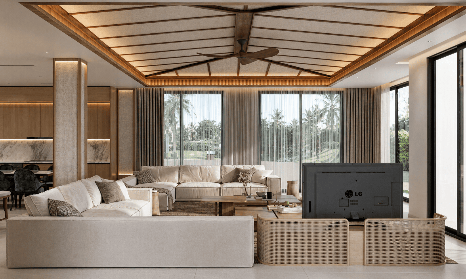 Xu hướng thiết kế nội thất villa biển tinh thần quiet luxury