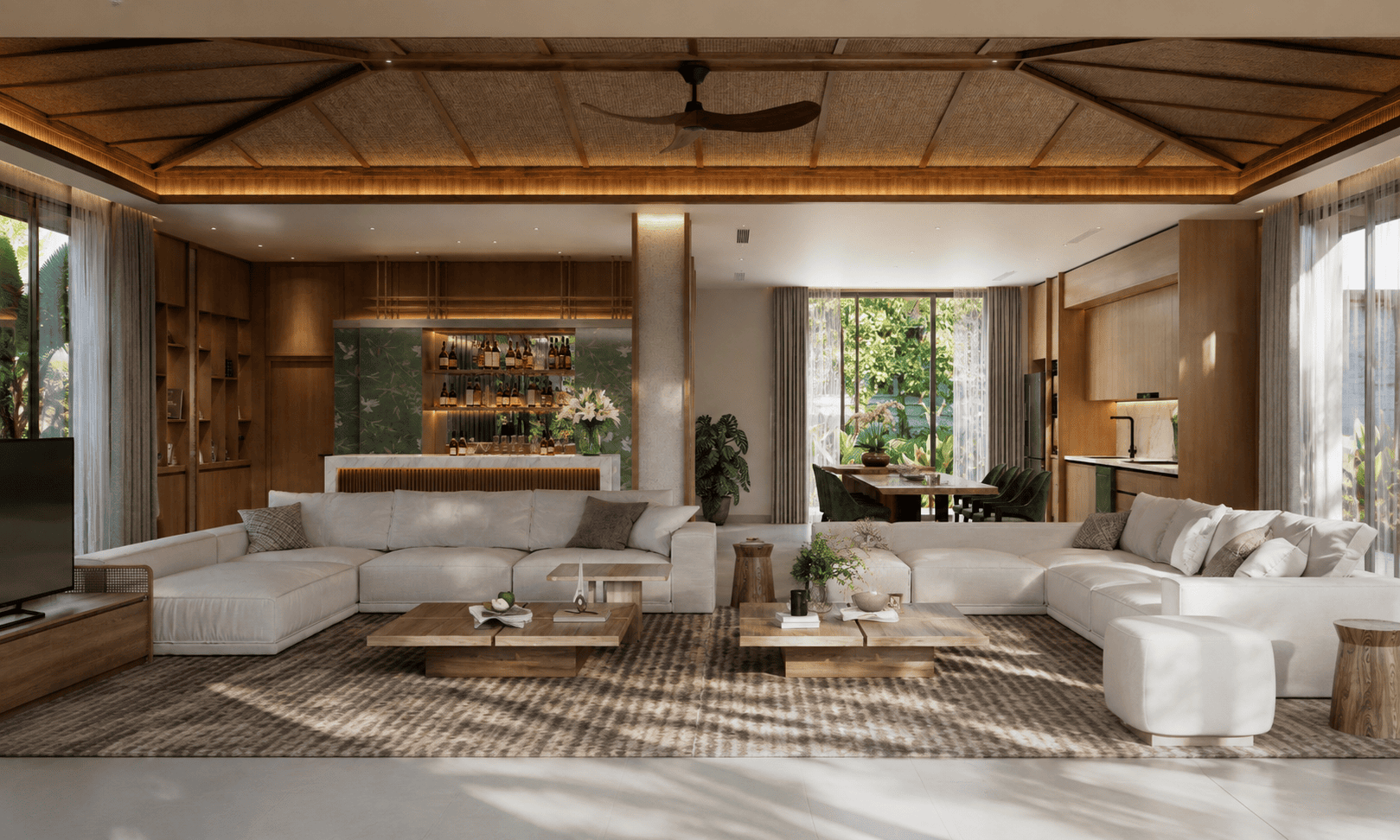 Thiết kế biệt thự Grand Bay Halong Villas phòng khách