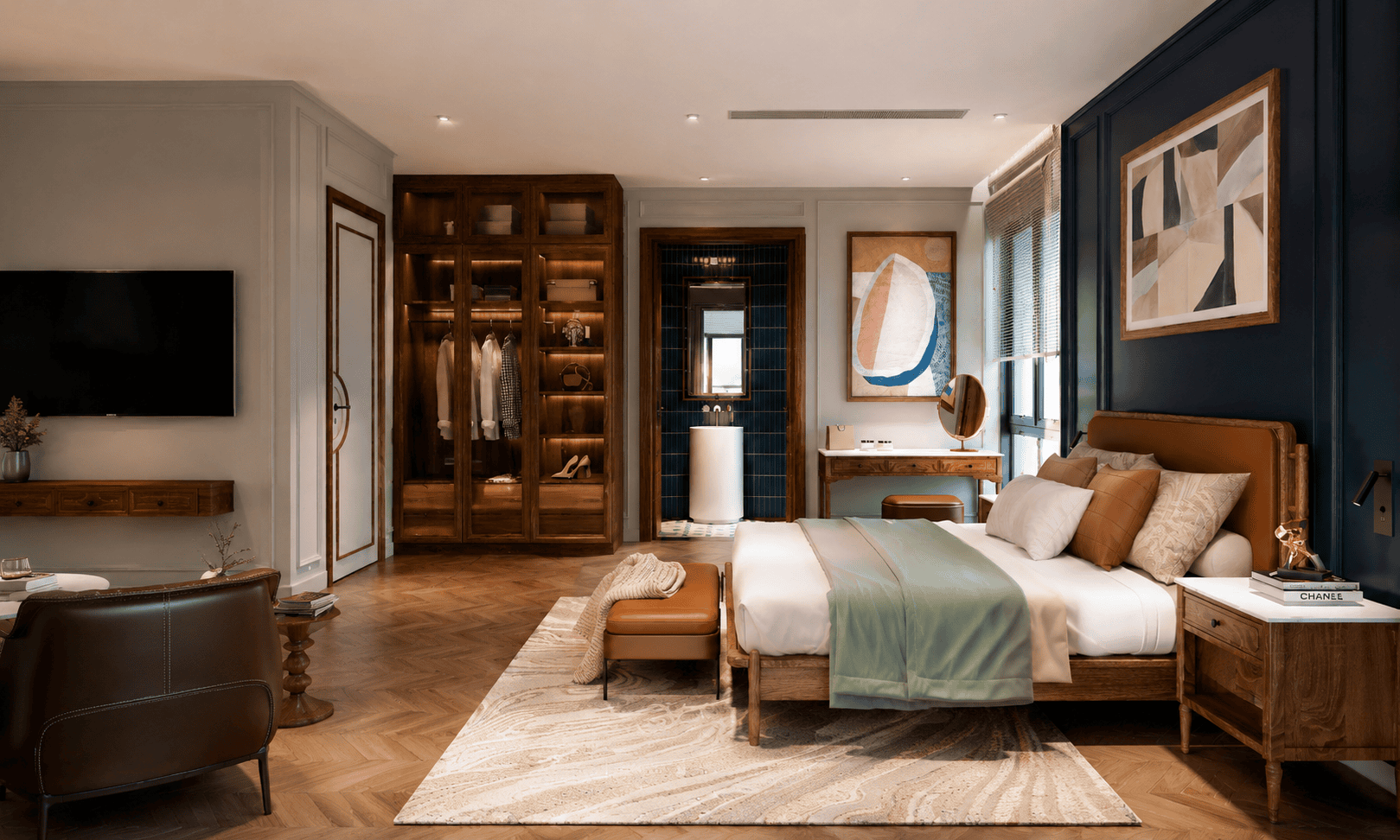 Thiết kế biệt thự Grnad Bay Halong Villas phòng Master Suite